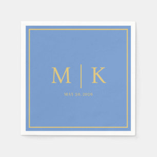 Minimal and Chic Wedding Napkins