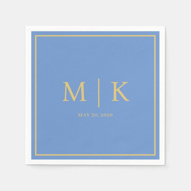 Minimal and Chic | Wedding Napkins (Front)
