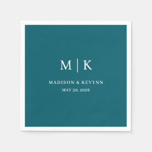 Minimal and Chic   Wedding Napkins