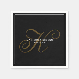 Minimal and Chic    Wedding Napkins