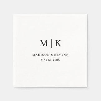 Minimal and Chic | Wedding Napkins
