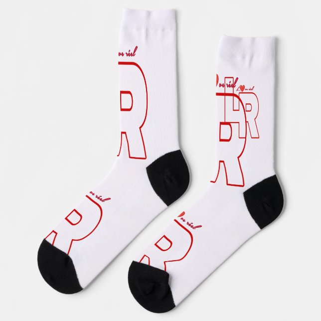 Minimal and elegant design socks (Left)