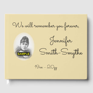 Minimal and Elegant Memorial Guestbook