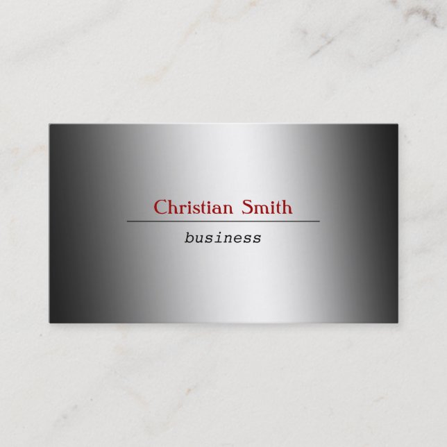 Minimal and  modern Business Card (Front)