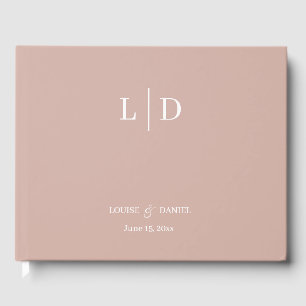 Minimal and Simple Personalised Wedding Guest Book