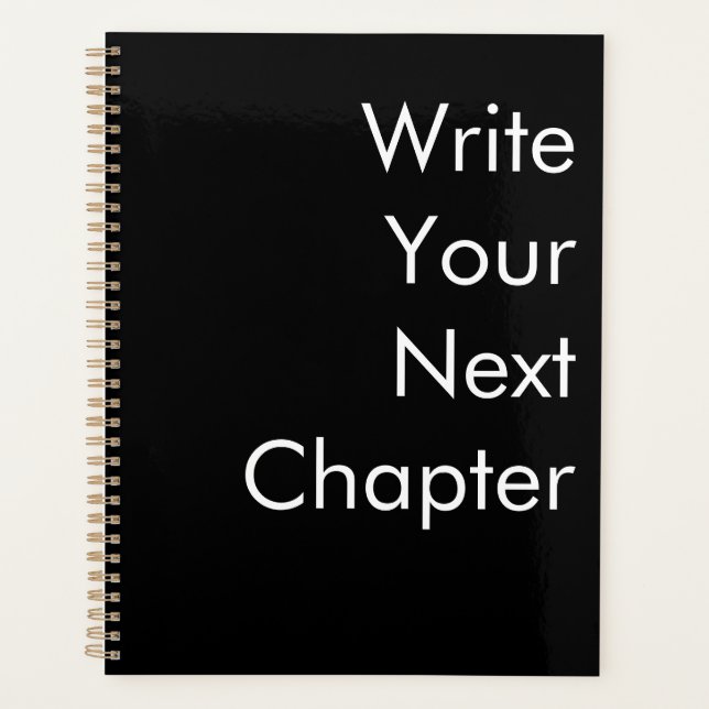 Minimal Author’s Journal  Planner (Front)