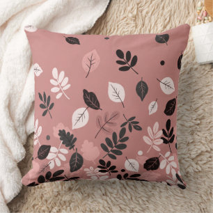 Minimal Autumn Leaves Cushion