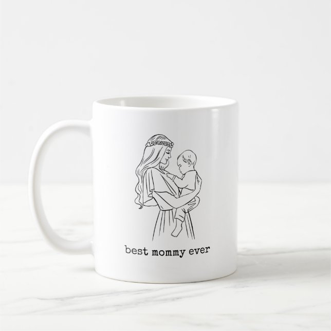 Minimal Baby Coffee Mug | bundle of joy (Left)