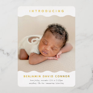 MINIMAL BABY PHOTO simple introducing wave edge