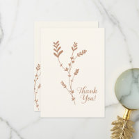 Minimal Basic Simple Bohemian Wildflower Beige 