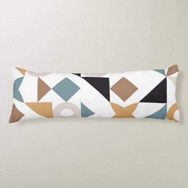 Minimal Bauhaus Baby Body Pillow (Front)