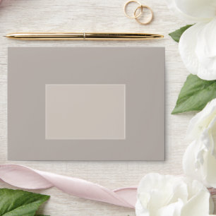 Minimal Beige Wedding Envelopes