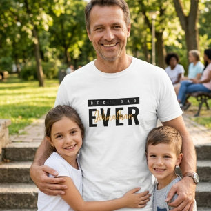 Minimal Best Dad Ever Father's Day T-Shirt