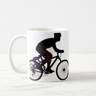 Minimal Bicycle Art Coffee Mug