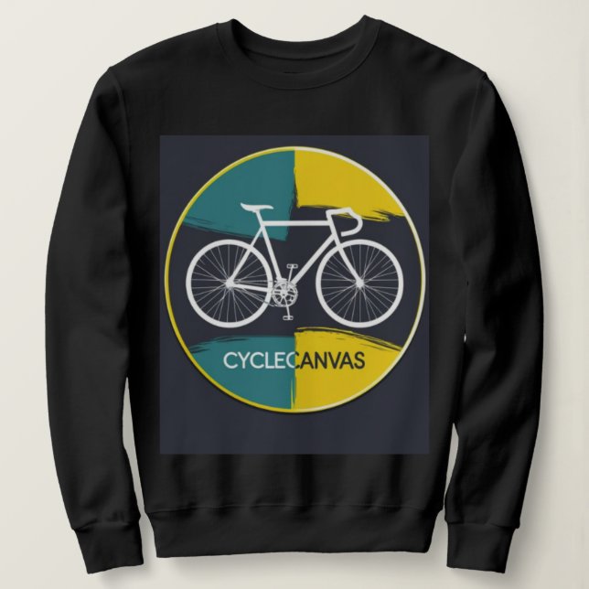 Minimal Bicycle Illustration –  Sweatshirt (Design Front)