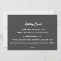 Minimal Birth Doula Newborn Care Design