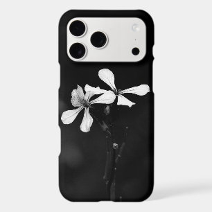 minimal black and white floral