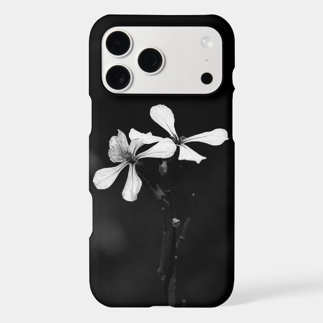 minimal black and white floral (Back)