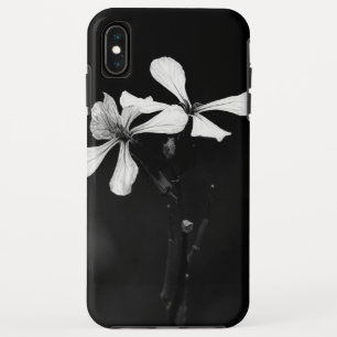 minimal black and white floral Case-Mate iPhone case