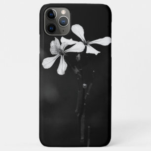 minimal black and white floral Case-Mate iPhone case