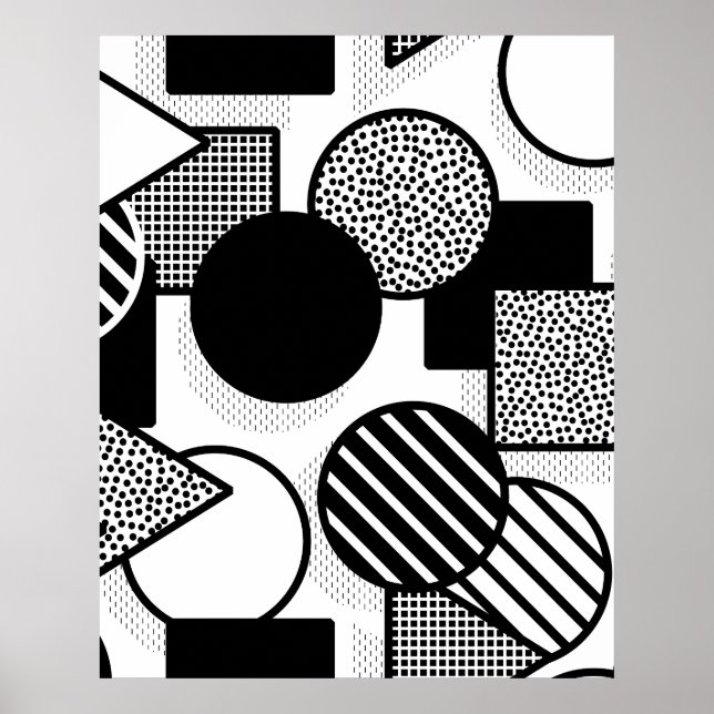 Minimal black design III Poster (Front)