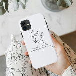 Minimal Black She Became A Hero Inspiration Girl  Case-Mate iPhone Case<br><div class="desc">Minimal Black She Became A Hero Inspiration Girl</div>
