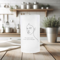 Minimal Black She Became A Hero Inspiration Girl