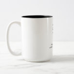 Minimal Black She Became A Hero Inspiration Girl  Two-Tone Coffee Mug<br><div class="desc">Minimal Black She Became A Hero Inspiration Girl</div>