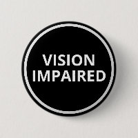Minimal Black White Text Vision Impaired