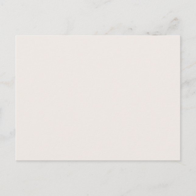 Minimal Blank Color  Postcard (Front)