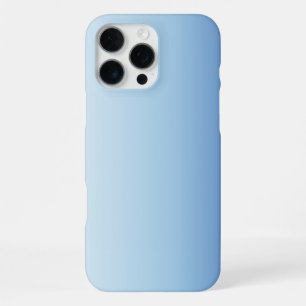 Minimal Blue Gradient Background iPhone 16 Pro Max Case