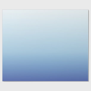 Minimal Blue Gradient Background Wrapping Paper