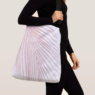 Minimal Blush Pink Palm Leaf Dream #1 #tropical   Crossbody Bag