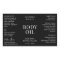 Minimal Body Oil 4 OZ Cosmo Bottle Wrapper Label