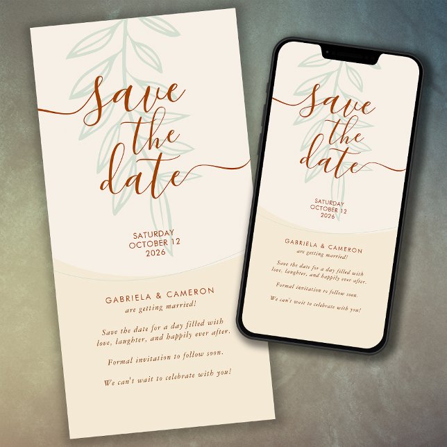 Minimal Boho Autumn Tone Wedding (Creator Uploaded)