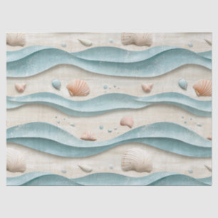 Minimal Boho Beach Pattern Tissue Paper