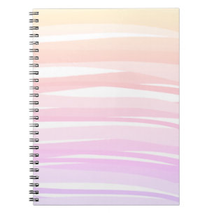 Minimal Boho Chic Abstract Lines Notebook