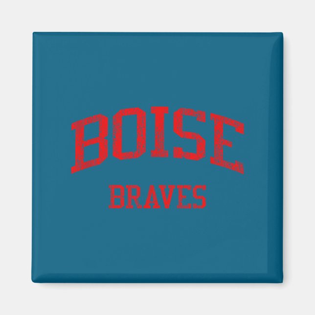 Minimal Boise High School Hs Id Magnet (Front)