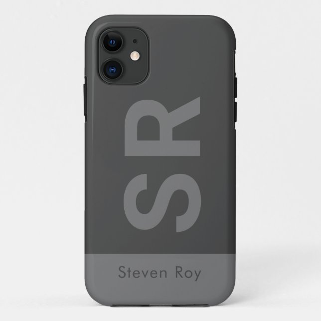 minimal bold personalised Case-Mate iPhone case (Back)