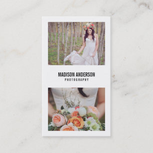 Minimal Bold   Photography Business Cards