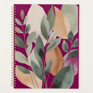 Minimal Botanical Leaf Pattern Planner