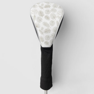 Minimal Botanical Line Art Pattern (5) Golf Head Cover