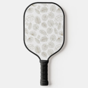 Minimal Botanical Line Art Pattern (5) Pickleball Paddle