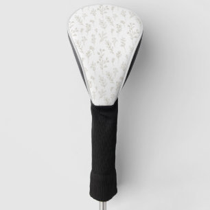 Minimal Botanical Line Art Pattern (9) Golf Head Cover