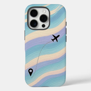 "Minimal Botanical Line Art Phone Cas iPhone 16 Pro Case