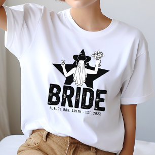 Minimal Bride Floral  T-Shirt