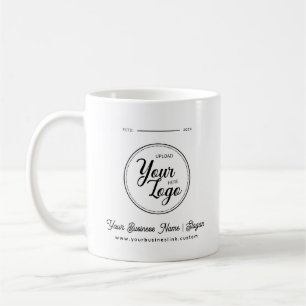 Minimal Business Company  Logo  Name Year Coffee Mug