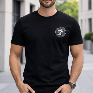 Minimal Business Name And Custom Brand Logo T-Shirt