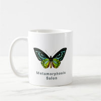 Minimal Butterfly Logo Elegant Beauty Salon