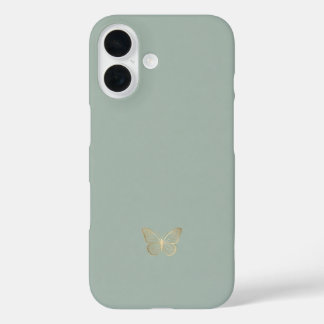 Minimal Butterfly Silhouette iPhone Case